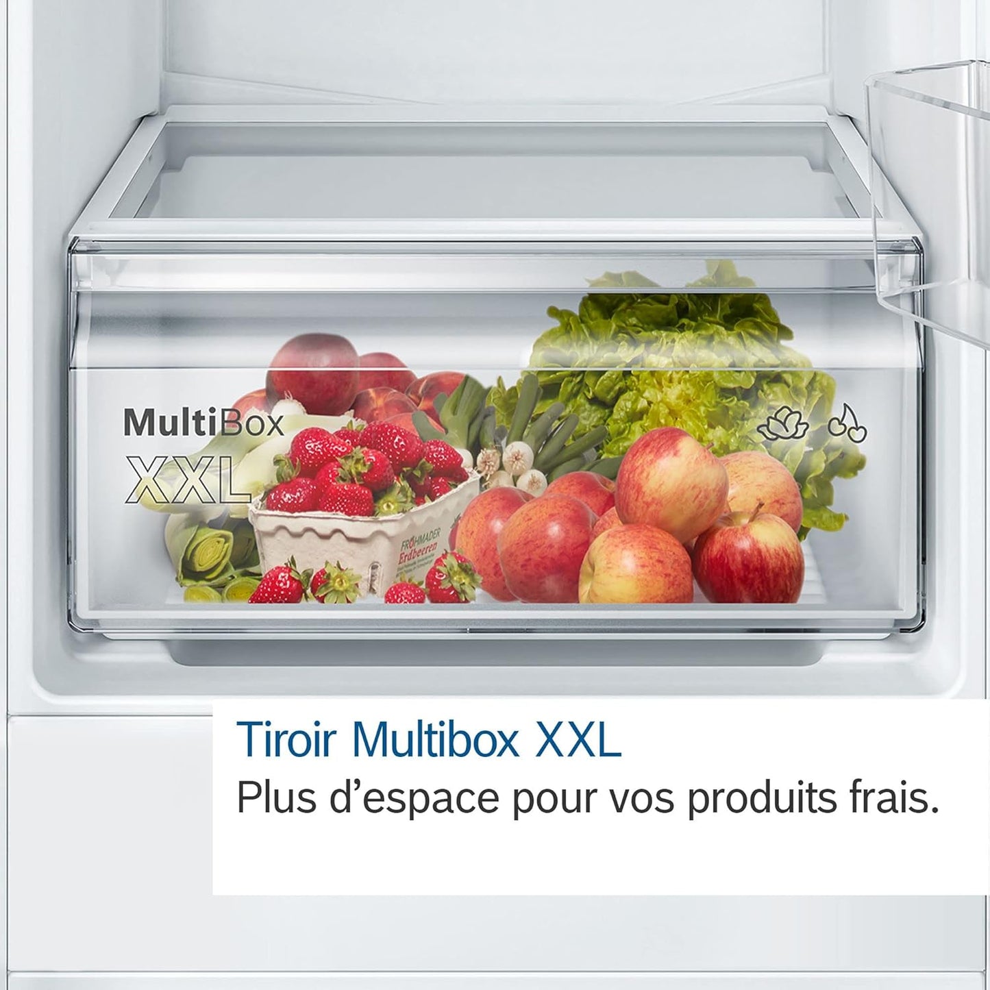 Bosch KGN36NLEA – Frigorifero Combinato Libera Installazione, Classe E, 305 L, Acciaio Inox