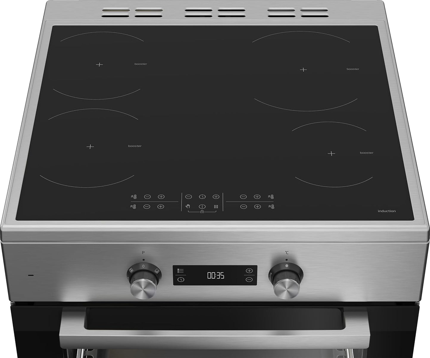 Beko FSE69300X – Cucina 60x60 con Piano a Induzione e Forno Multifunzione