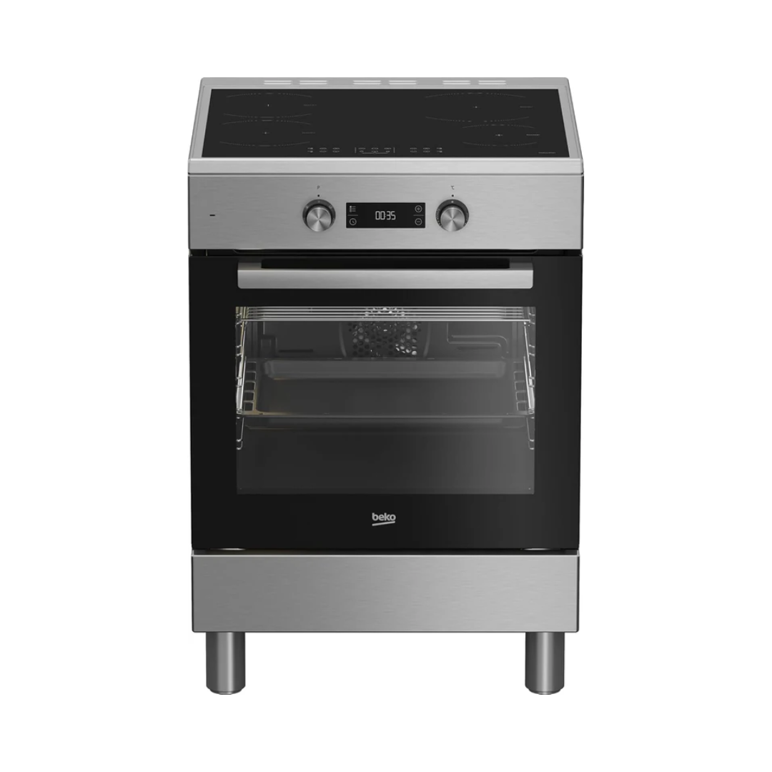 Beko FSE69300X – Cucina 60x60 con Piano a Induzione e Forno Multifunzione