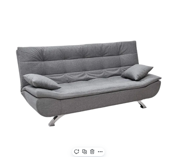 Divano letto in microfibra 2 posti design moderno Centenario