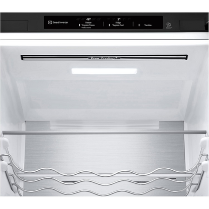 LG GBV7280BEV – Frigorifero Combinato 387 L, Total No Frost, Vetro Nero