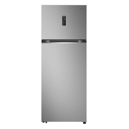 LG GTBV44PYBKD – Frigorifero Doppia Porta 70 cm, 461L, Classe E, Door & Linear Cooling™, Argento