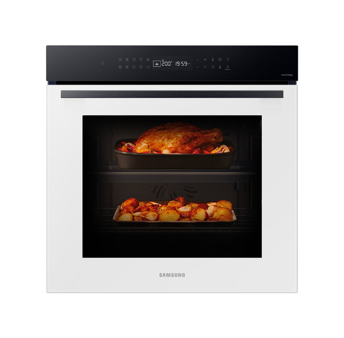 Samsung NV7B4040VBW/U5 – Forno Combinato 76 L, Vapore e Wi‑Fi – Bianco (Serie 4)