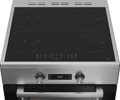 Beko FSE69300X – Cucina 60x60 con Piano a Induzione e Forno Multifunzione