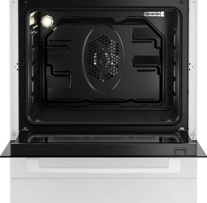 Beko FSE62110DW – Cucina 60×60, Gas 4 Fuochi + Forno Elettrico (66 L), Classe A