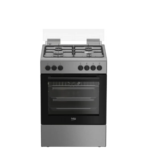 Beko Cucina a Gas 4 Fuochi Forno Elettrico Ventilato con Grill- FBE62120XD