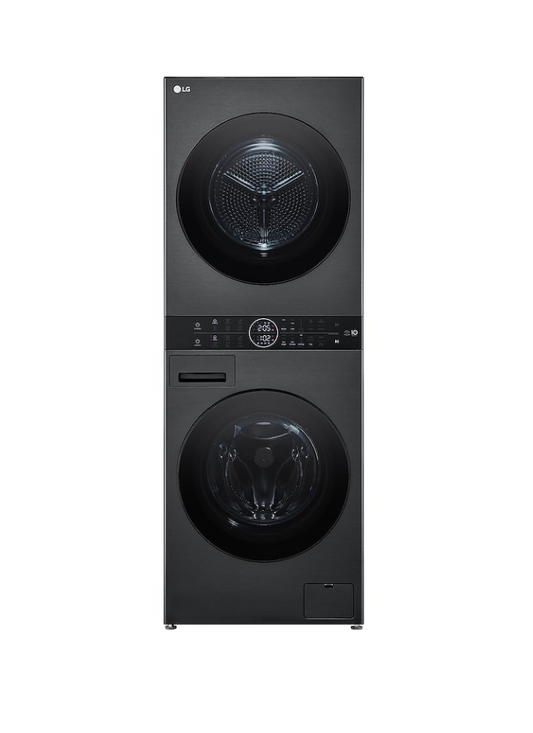 LG WashTower WT1210BBF – Colonna Bucato Unificata 12 kg Lavaggio / 10 kg Asciugatura – Nero