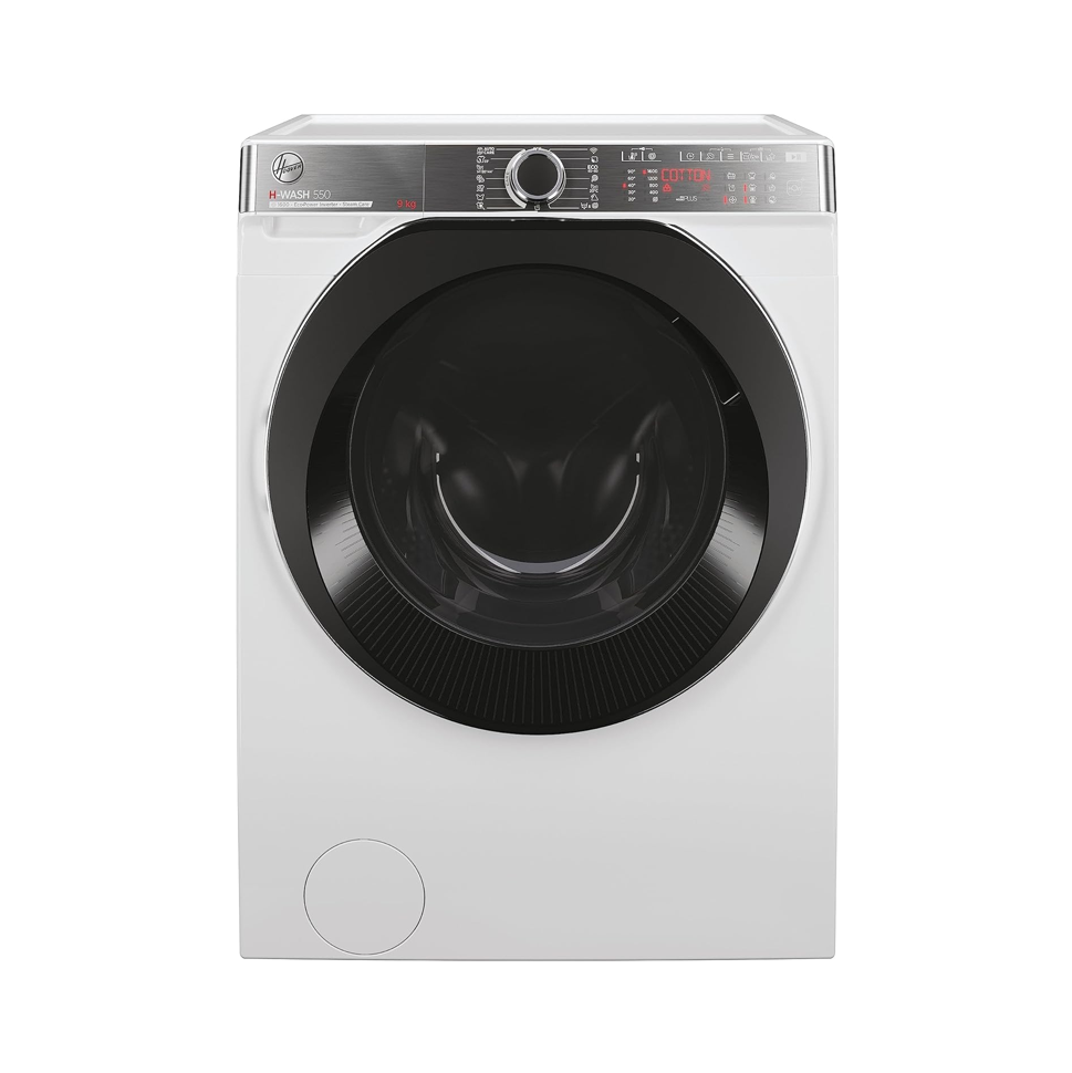 Hoover H-WASH 550: Lavatrice Frontale 9kg, 1600 giri, Classe A, Eco Inverter