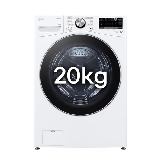 LG AI DD F0P3020TSWC Lavatrice Frontale 20kg XL-1000 giri, TurboWash360 Classe B