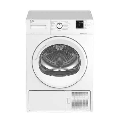 Beko DRX823N Asciugatrice a Pompa di Calore 8 kg, Classe A++, Profondità 56,8 cm, Tecnologia EcoGentle