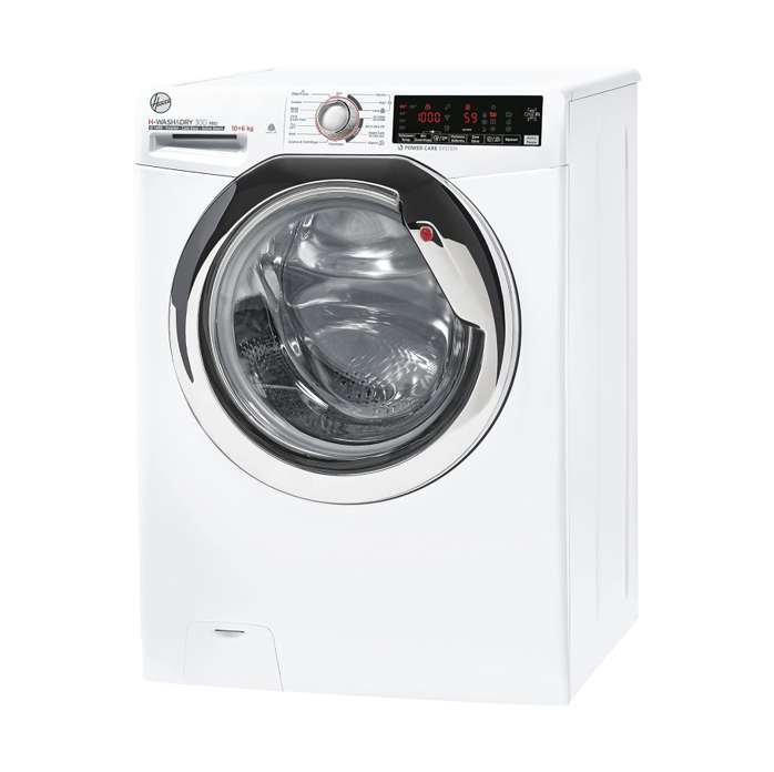 Hoover H-Wash&Dry 300 Pro H3DSD4106TAMCE11 Lavasciuga 10/6 kg, 1400 giri, Funzione Vapore, KG Mode, Classe A [D]
