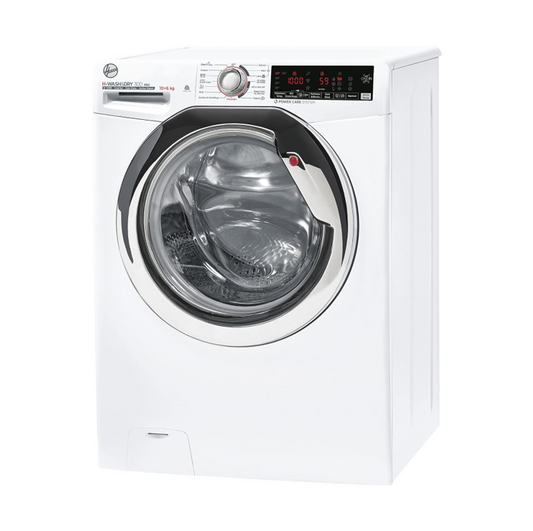 Hoover Lavasciuga H3DSD4106TAMCE11 Lavasciuga 10/6 kg, 1400 giri, Funzione Vapore, KG Mode, Classe A [D]