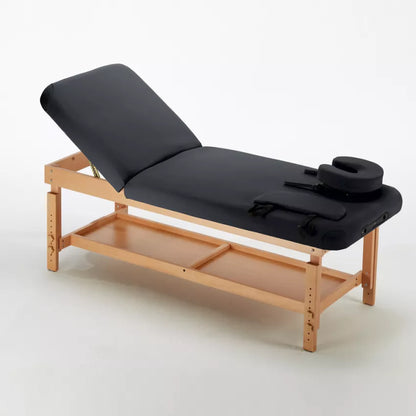 Lettino da Massaggio Professionale in Legno - Fisso, 225 cm, Comfort Elevato, Robusto e Elegante