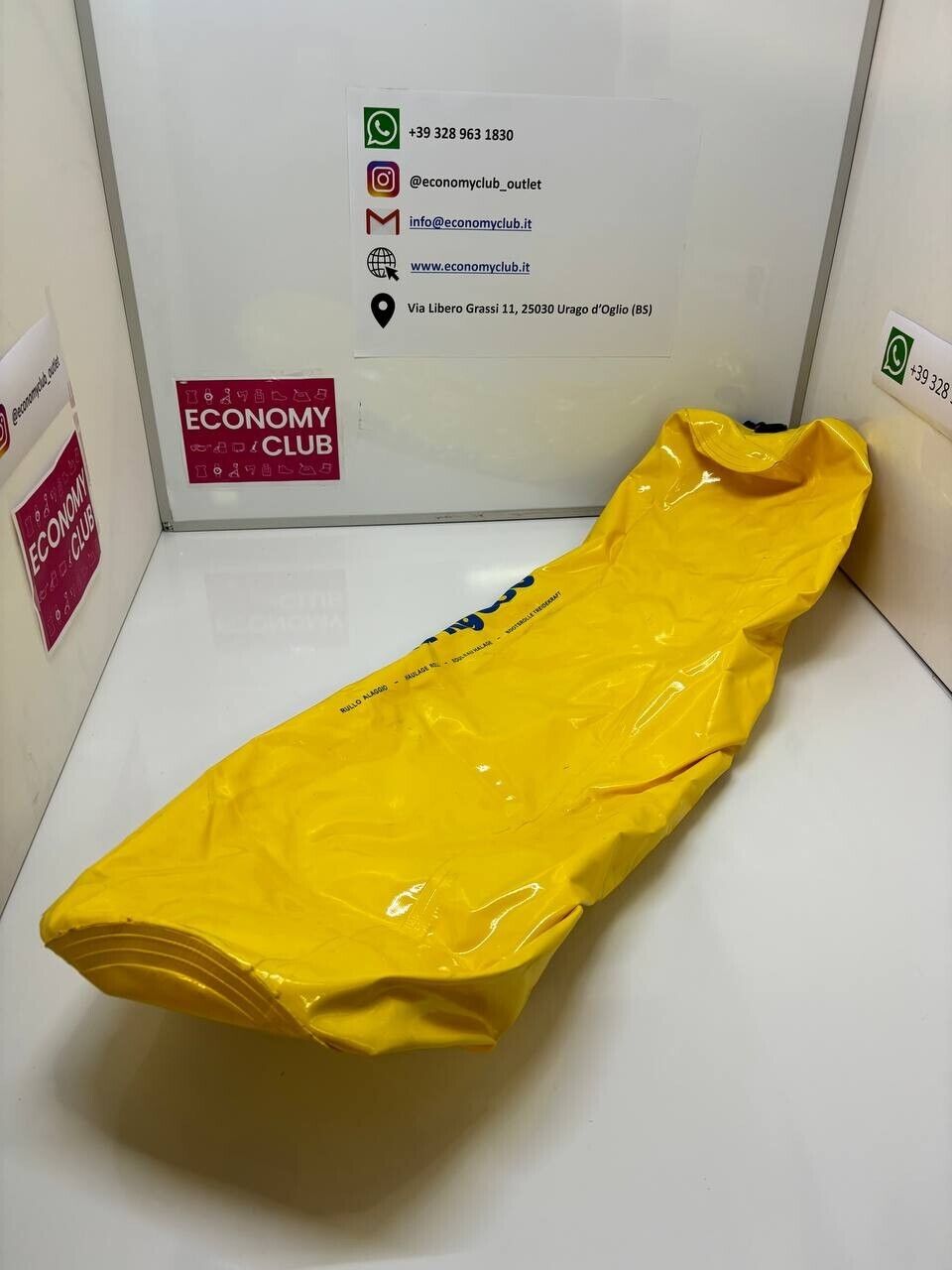 KIT OSCULATI PER 6 PERSONE - BORSONE CON RULLO ALAGGIO IN PVC TELATO, MAX 600KG
