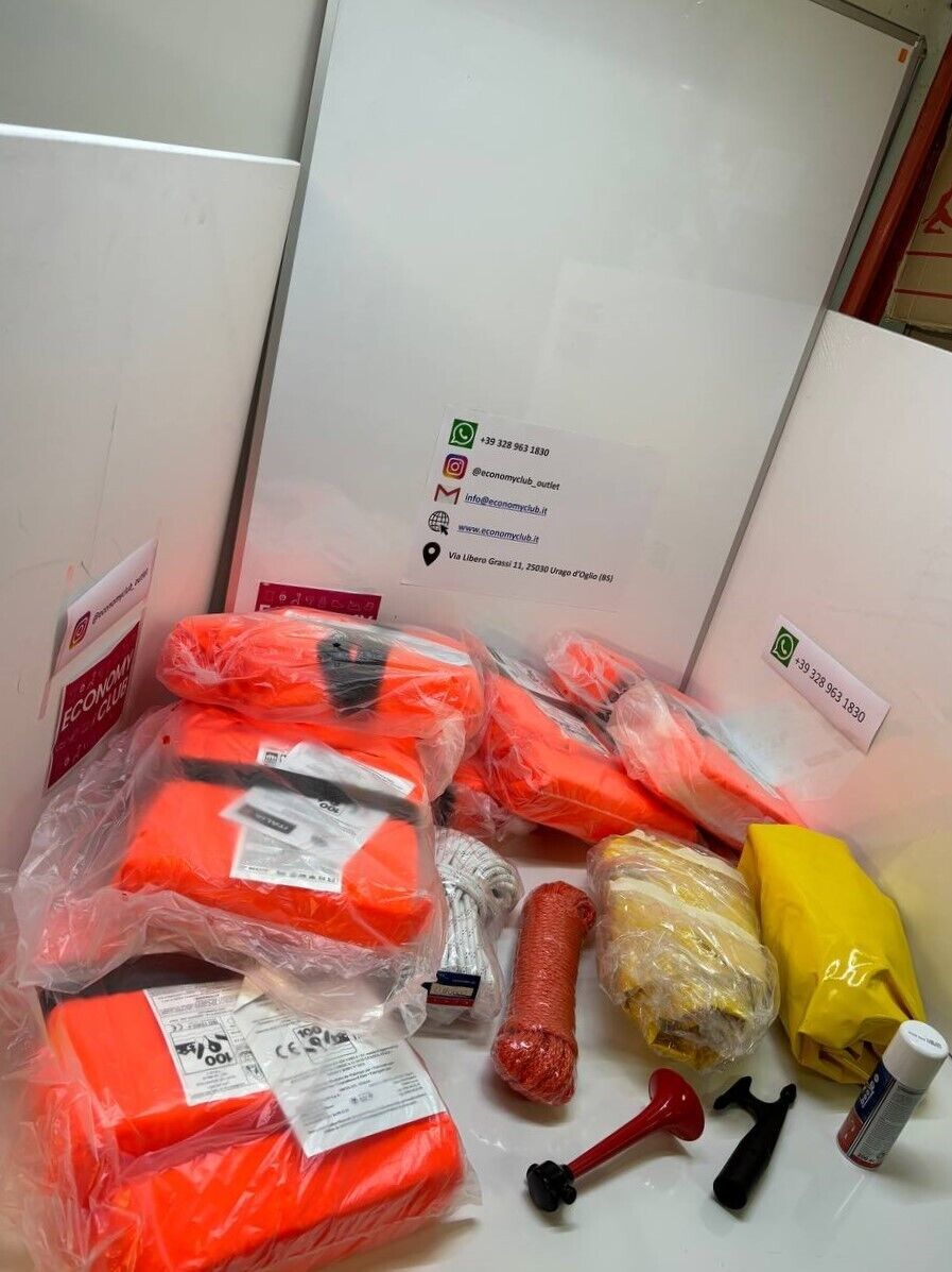 KIT OSCULATI PER 6 PERSONE - BORSONE CON RULLO ALAGGIO IN PVC TELATO, MAX 600KG